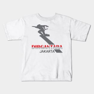 Dirgantara Statue - 03 Kids T-Shirt